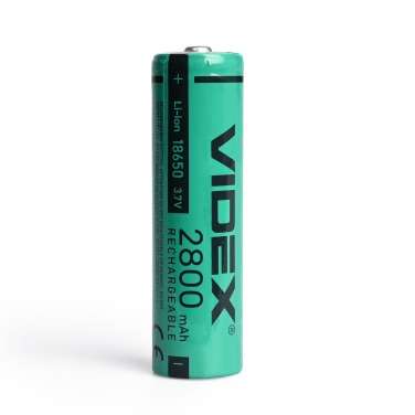 Акумулятор Videx літій-іонний 18650 (без захисту) 2800mAh bulk/1шт