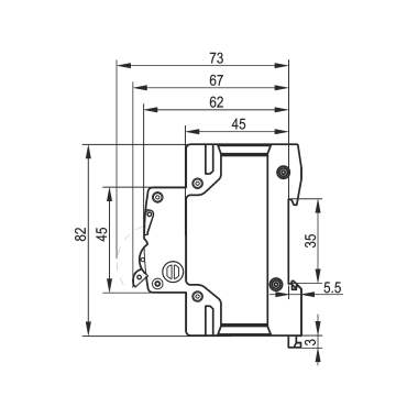 Вимикач навантаження 3п 63А VF-RS-VN363 VIDEX RESIST - фото №4