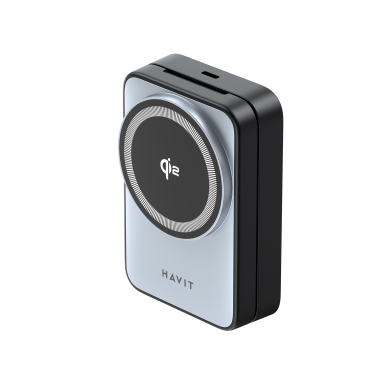 Настільна бездротова зарядка 3в1 HAVIT W3103 15W Gray - фото №5