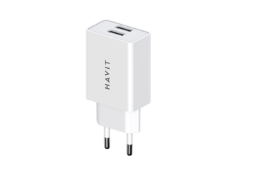 Зарядний пристрій HAVIT HV-UC003B 2USB White - фото