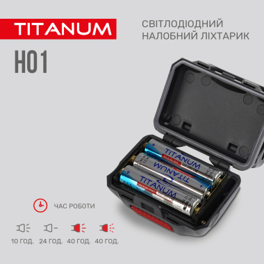 Налобний світлодіодний ліхтарик TITANUM TLF-H01 100Lm 6500K - фото №8