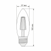 LED лампа VIDEX Filament C37F 4W E27 4100K - фото №4