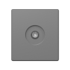TV socket single grey graphite VIDEX NOTA (VF-NT-SK1TV-GR) - photo №2