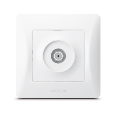 Розетка SAT одинарна супутникова біла VIDEX BINERA - фото №2