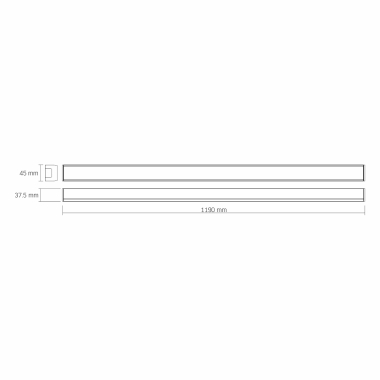 LED світильник лінійний VIDEX BN03 50W 1.2М 5000K 220V Black - фото №23