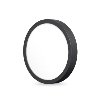 LED Світильник круглий накладний VIDEX 18W 5000K Black - фото №2