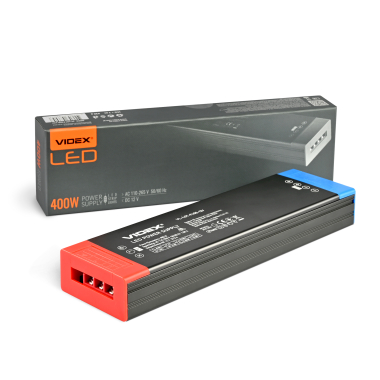 Блок живлення для LED стрічки VIDEX DC12V 33.3A 400W IP20 (VL-LST-P400-12V) - фото