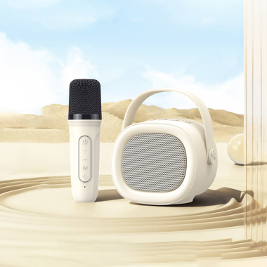 Портативна колонка караоке HAVIT HV-SK819BT 5W Beige - фото №9