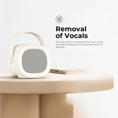Портативна колонка караоке HAVIT HV-SK819BT 5W Beige - фото №10