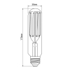 LED лампа VIDEX Filament T38F 24W E27 5000K