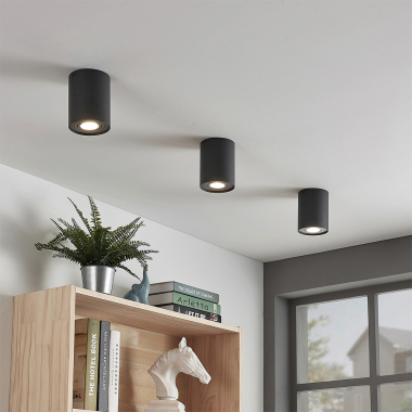 Світильник VIDEX під лампу GU10 накладний Чорний VL-SPF13A-B - фото №3