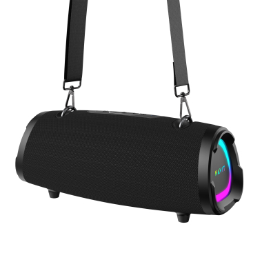 Портативна колонка HAVIT SK903BT IPX6 60W RGB Black - фото