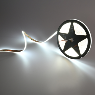 LED COB Strip Light VIDEX DC24V 55W 5M 6000K Ra80 IP20 VL-LSTCB320-24116-B5) - photo №11