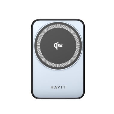 Настільна бездротова зарядка 3в1 HAVIT W3103 15W Gray - фото №6