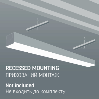 LED світильник лінійний VIDEX BN03 30W 0.6М 5000K 220V Black - фото №22