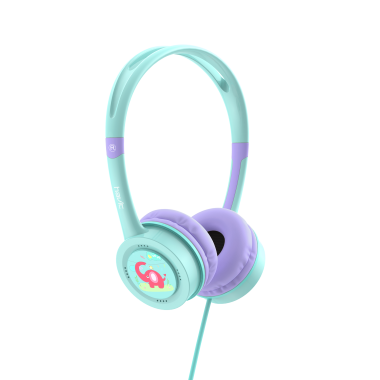 Навушники дитячі дротові накладні HAVIT HV-H210d Green - фото №2