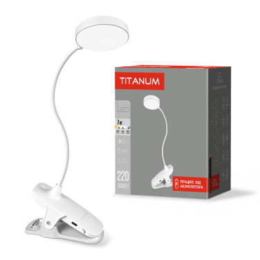 LED Desk Lamp with rechargeable battery TITANUM TLTF-013W 7W 3000-6000K