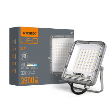LED floodlight PREMIUM VIDEX 30W 5000K - photo