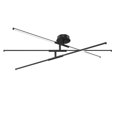 LED світильник стельовий VIDEX CLD013 40W 3000-4000-6000K Black - фото №2