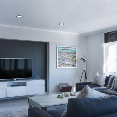 LED світильник Back вбудований круглий VIDEX 20W 5000K Black - фото №4