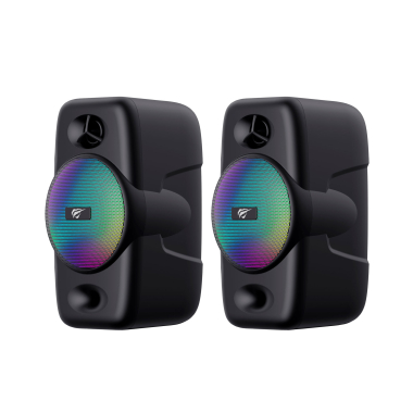 Стерео колонки ігрові HAVIT HV-SK213 USB RGB Black - фото №3