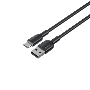 Кабель USB - USB-C HAVIT CB307C 3A 1м Black - фото №4