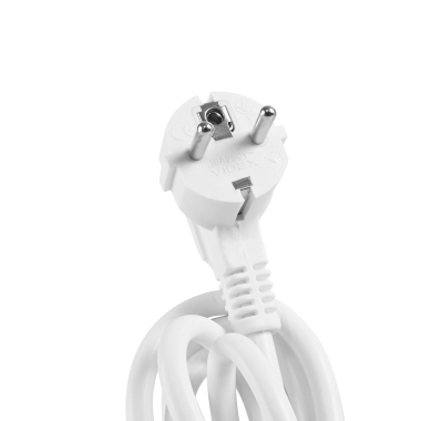 Мережевий подовжувач VIDEX ONCORD з/з 3п 3м (3x1.5мм) 2.4А 2USB+USB-C з кнопкою White - фото №8