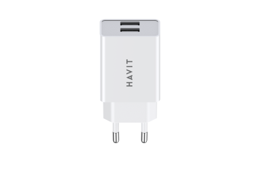 Зарядний пристрій HAVIT HV-UC003B 2USB White - фото №2