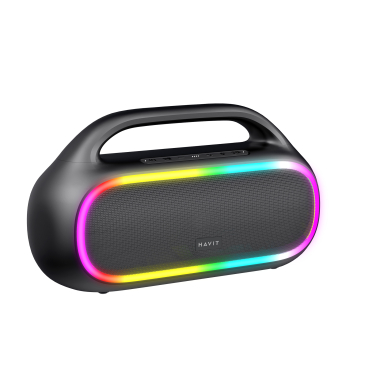 Портативна колонка HAVIT HV-SK862BT 40W RGB Black - фото №3