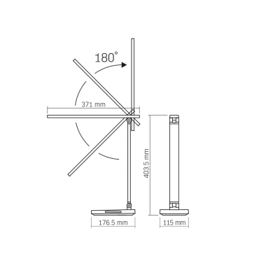 LED лампа настiльна з бездротовою зарядкою VIDEX VL-TF17B 18W 1800-6500K - фото №13
