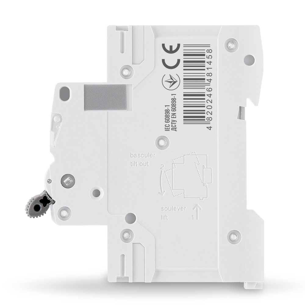 Автоматичний вимикач RS6 2п 6А 6кА С VIDEX RESIST