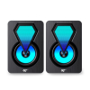 Ігрові колонки HAVIT HV-SK210 mini PRO USB 2.0 RGB Black - фото №2