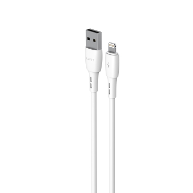 Кабель USB - Lightning HAVIT CB619C-L 2.1A 2м White - фото №2