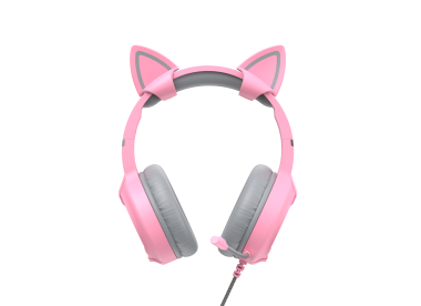 Ігрові навушники з мікрофоном HAVIT HV-H2233d Cat Pink - фото №3