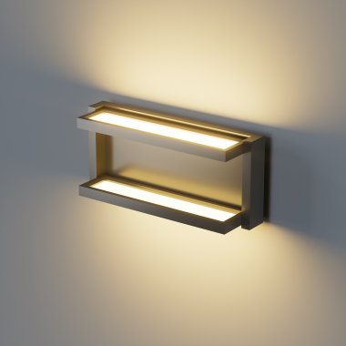LED wall-mounted Light with gesture control VIDEX WL01 12W 2800K-4000K-6000K Black - photo №2