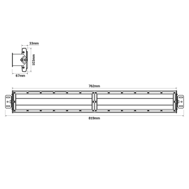 LED світильник висотний лінійний VIDEX HBL02 150W 5000K 230V - photo №3