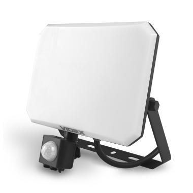 LED прожектор VIDEX F3 50W 5000K з датчиком руху 220V Black (VLE-F3-0505B-S) - фото №2