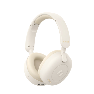 Навушники накладні бездротові HAVIT HV-H655BT ANC Beige - фото