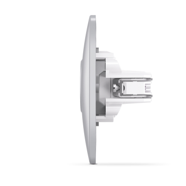 Розетка TV одинарна телевізійна срібний шовк VIDEX BINERA - фото №4