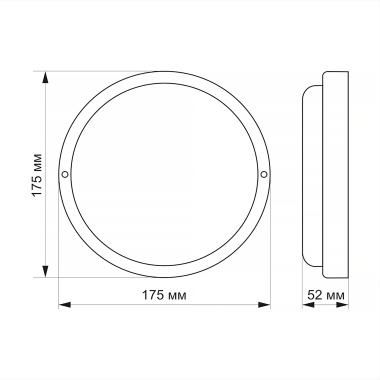 LED світильник вологозахищений круглий TITANUM 20W 6500K TL-BHR-206 - фото №3