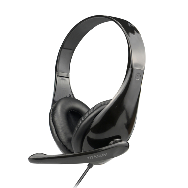 Навушники дротові накладні TITANUM H911A з мікрофоном - фото №2