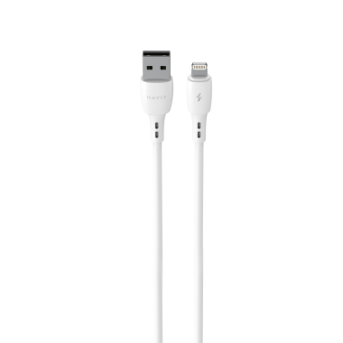 Кабель USB - Lightning HAVIT CB619C-L 2.1A 2м White - фото №3