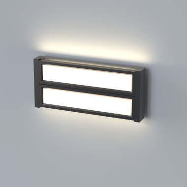 LED wall-mounted Light with gesture control VIDEX WL01 12W 2800K-4000K-6000K Black - photo №4