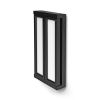 LED світильник настінний з сенсором VIDEX WL01 12W 2800K-4000K-6000K Black - фото №5