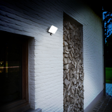 LED прожектор VIDEX F3 50W 5000K з датчиком руху 220V Black (VLE-F3-0505B-S) - фото №5