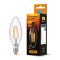 LED лампа VIDEX Filament C37F 4W E14 3000K - фото