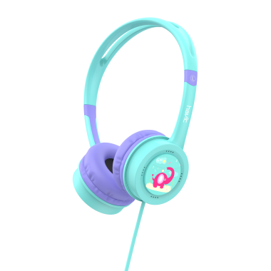 Навушники дитячі дротові накладні HAVIT HV-H210d Green - фото №5