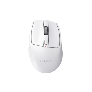 Бездротова миша дворежимна HAVIT HV-MS61WB White (2.4GHz + BT5.0) - фото