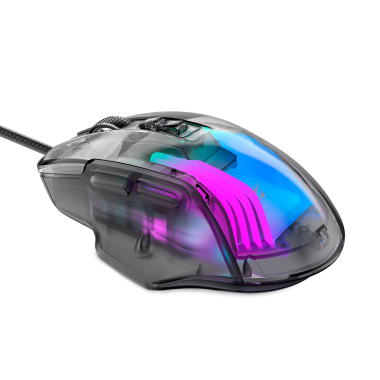 Ігрова миша дротова HAVIT HV-MS1011SE USB Transparent Black - фото №5