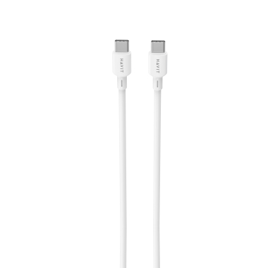 Кабель USB-C - USB-C HAVIT CBX310 PD60W 3A 2м White - фото №3
